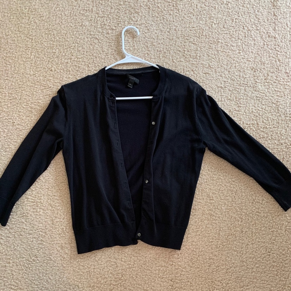 J. Crew Black Cardigan